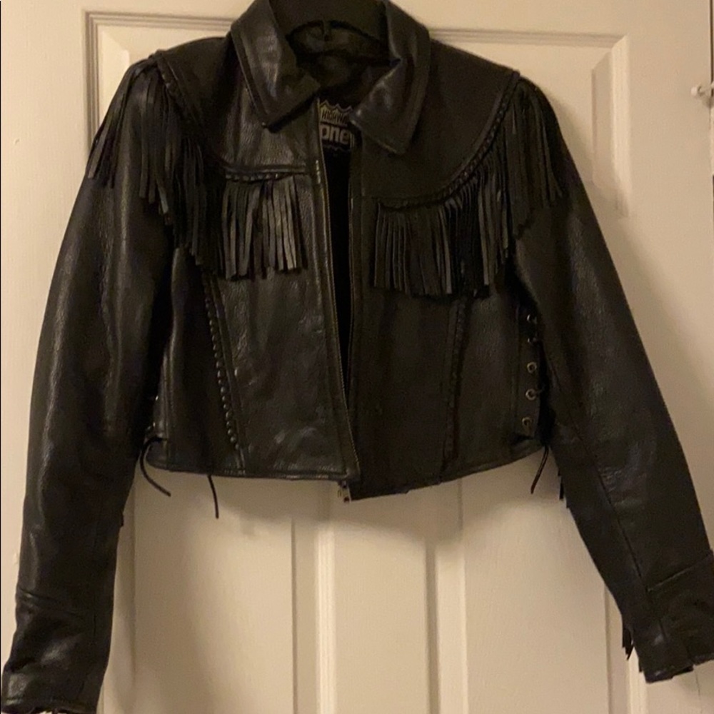 Highway One Fringe Leather Jacket